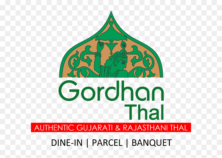 Gordhanthal Logo - Gordhan Thal Ahmedabad Logo, HD Png Download - rice plate thali png