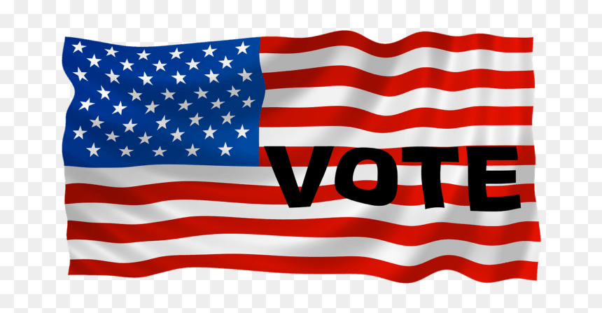 American Flag Drawing Png, Transparent Png - election day png