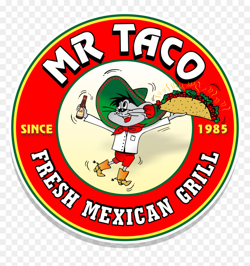 Mr Taco San Marcos Logo, HD Png Download - mexican taco png