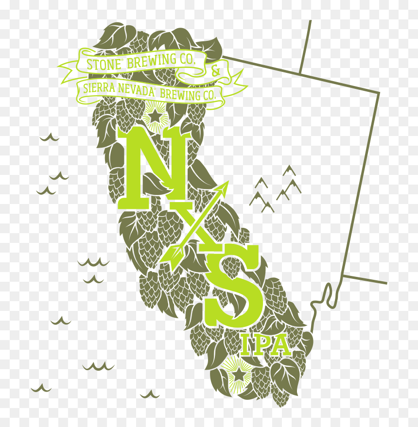 Stone & Sierra Nevada Nxs Ipa - Stone Bewing Nevada, HD Png Download - sierra nevada logo png