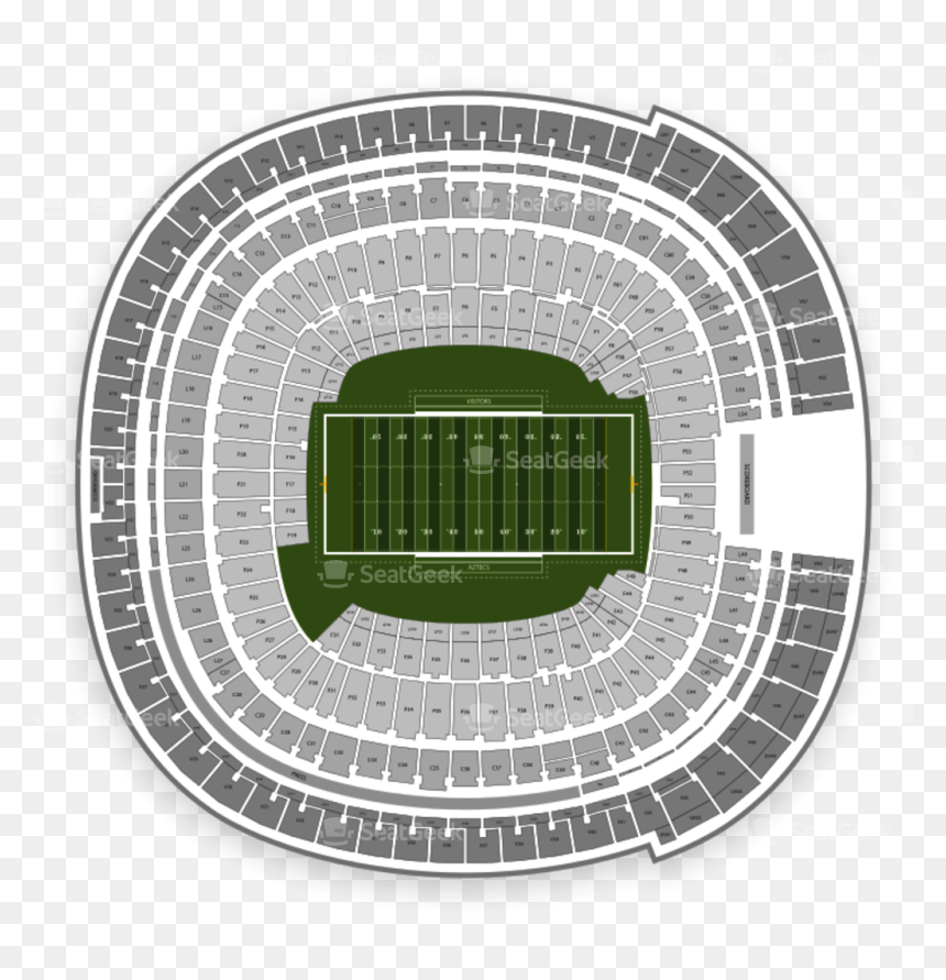Cartoon Map Of Stadium, HD Png Download - san diego state logo png