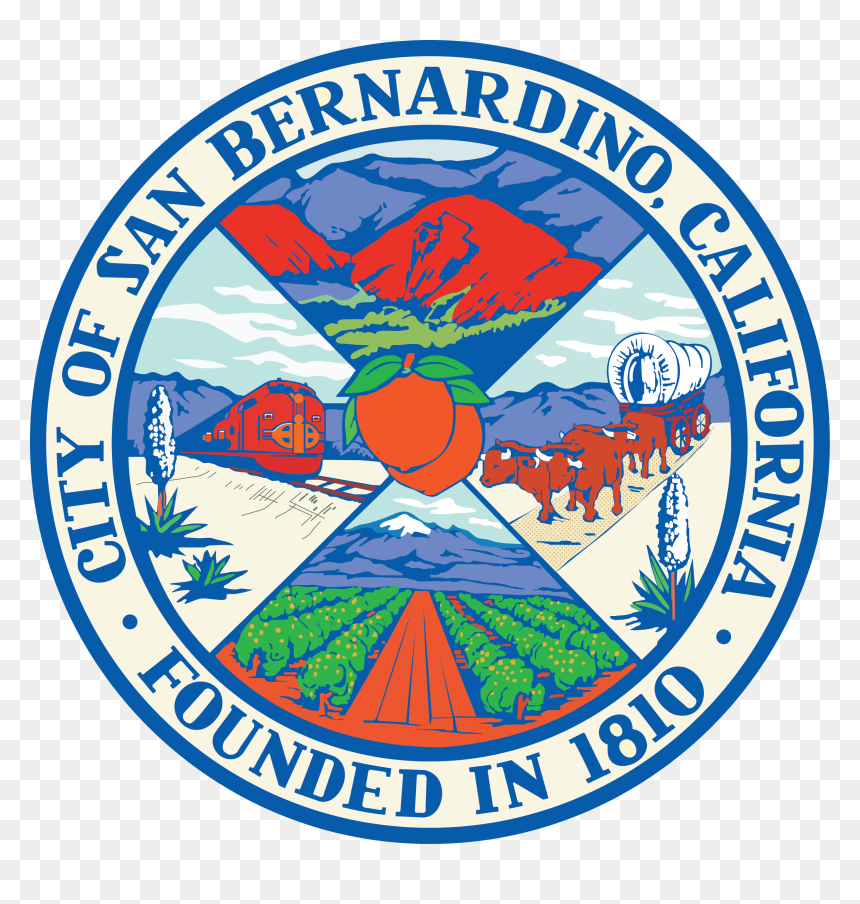 Seal Of San Bernardino, California - City Of San Bernardino, HD Png Download - california state seal png
