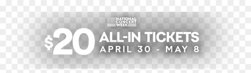 Live Nation Celebrates “national Concert Week” By Selling - Monochrome, HD Png Download - live nation png
