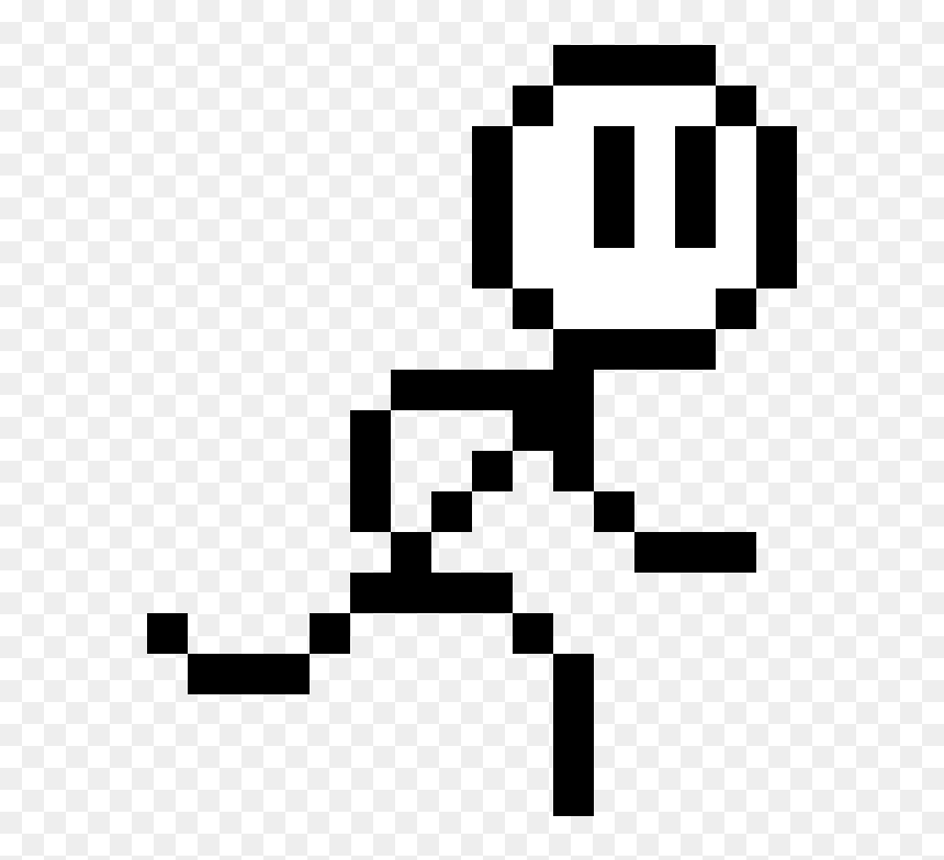 Transparent Stick Figure Running Clipart - Math Mystery Picture Halloween #1, HD Png Download - minecraft stick png