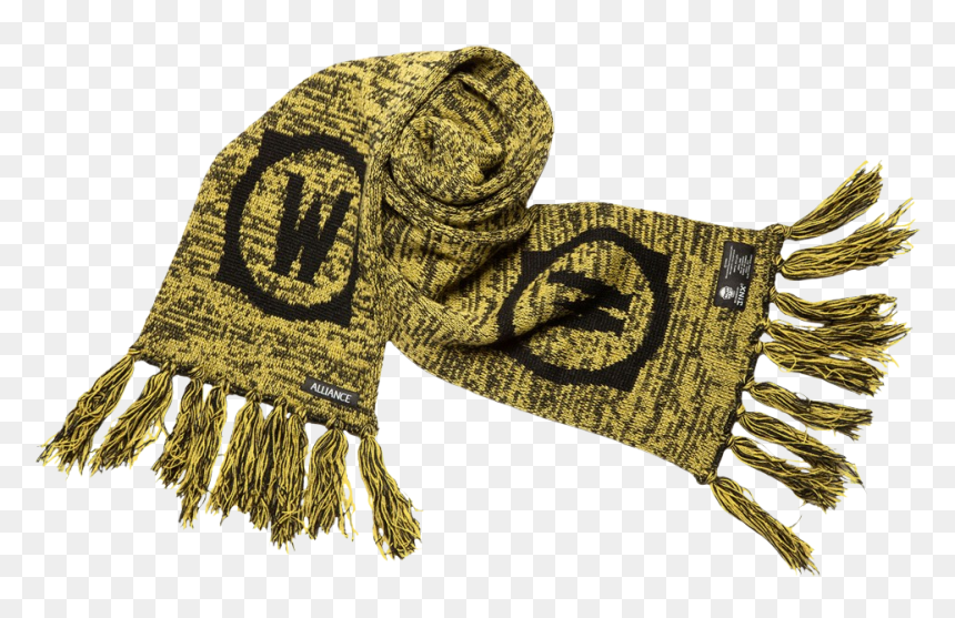 World Of Warcraft - World Of Warcraft Alliance Fringed Scarf, HD Png Download - wow alliance logo png