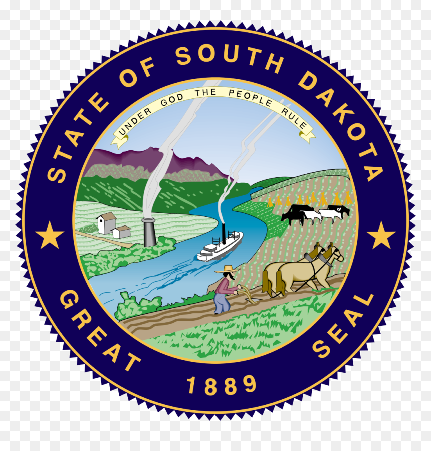 Great Seal Of South Dakota, HD Png Download - california state seal png