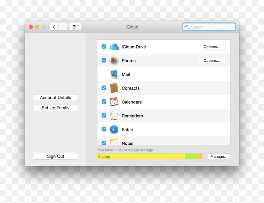 System Settings Icloud - Delete Photos From Mac But Not Icloud, HD Png Download - icloud png