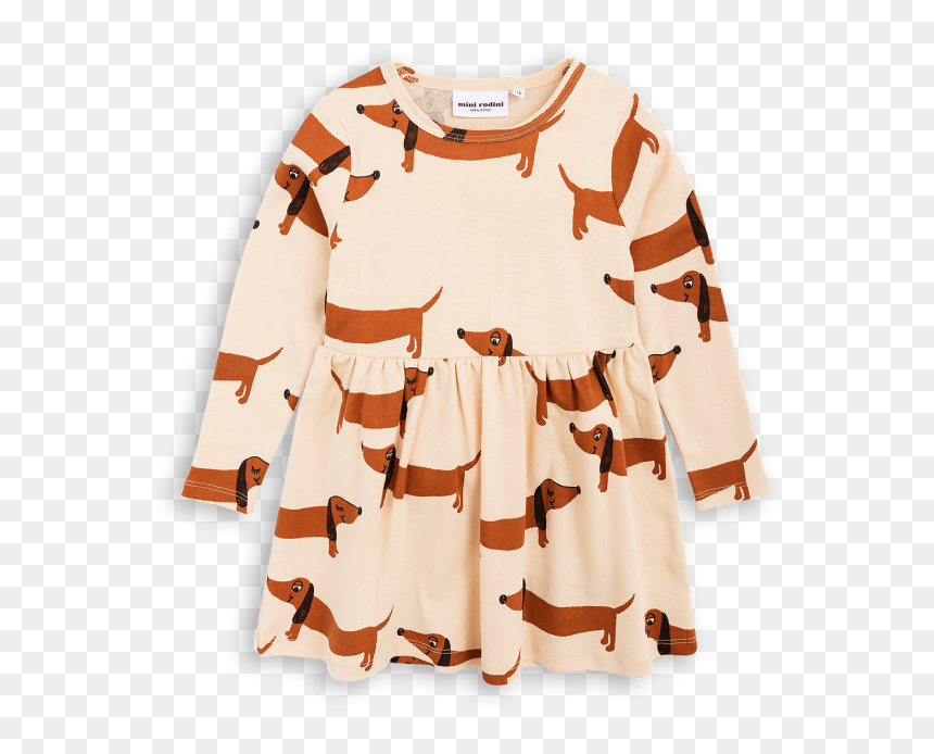 Weiner Dog Covered Dress - Dress, HD Png Download - weiner dog png