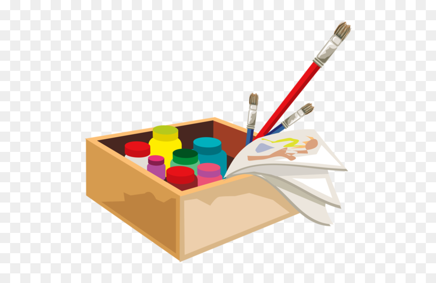 Crayons Stylos Pinterest Preschool - Painting For Kids, HD Png Download - craft supplies png