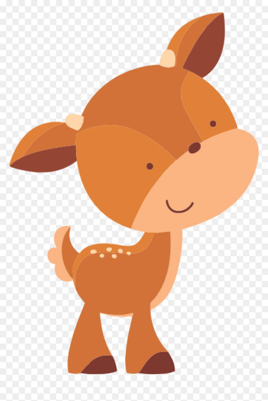 Deer Woodland Creatures Clipart, HD Png Download - branca de neve png