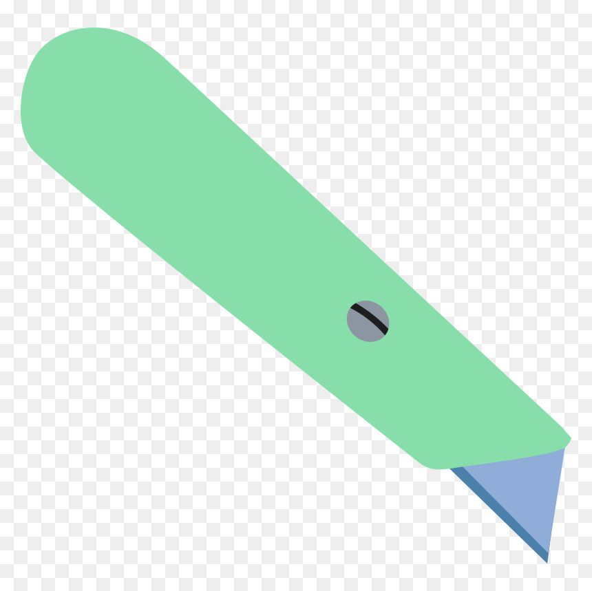 Craft Knife Simplified - Craft Knife Clipart, HD Png Download - craft supplies png