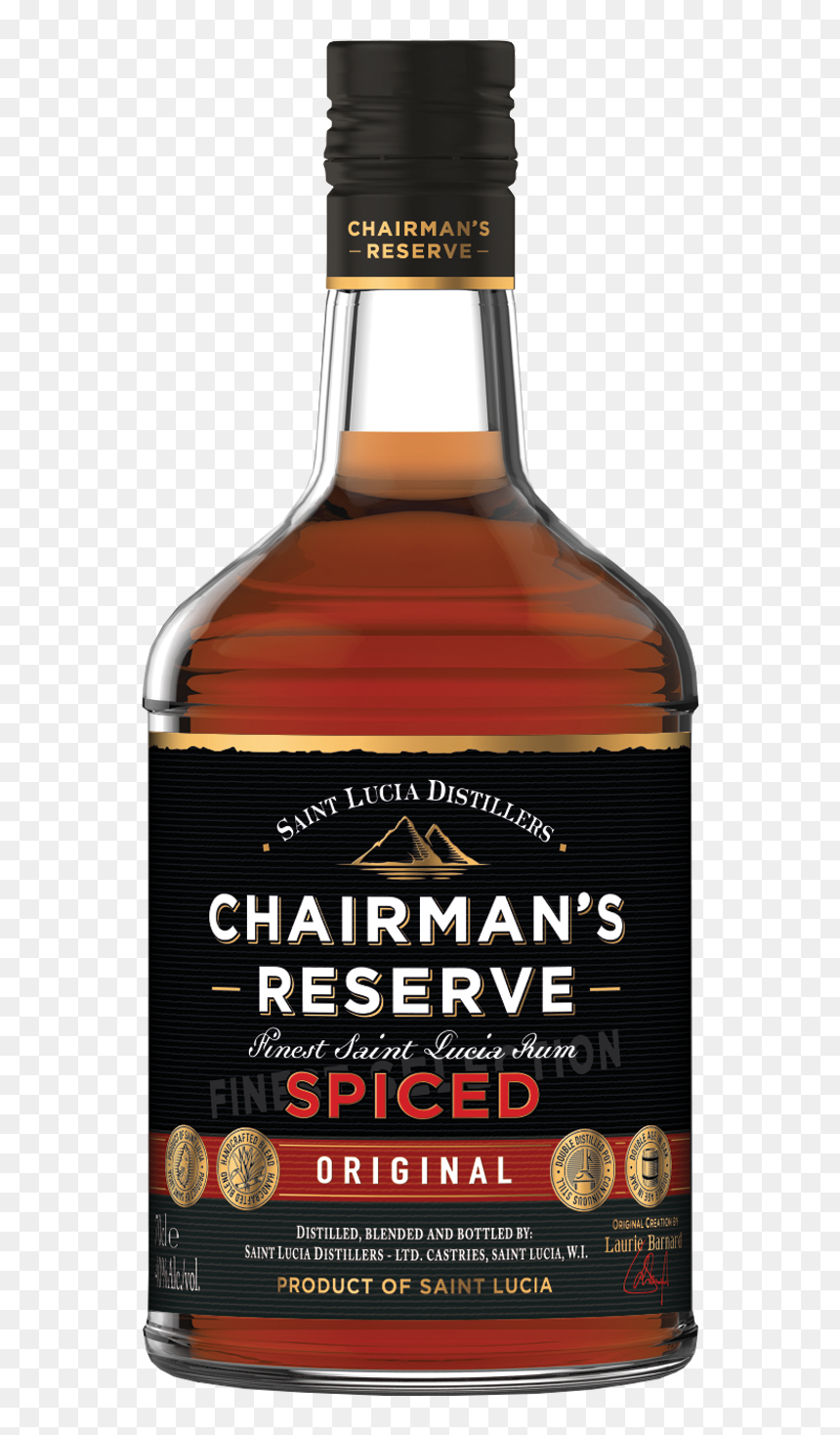 Chairmans Reserve Spiced St Lucia Rum - Bottle, HD Png Download - lucoa png