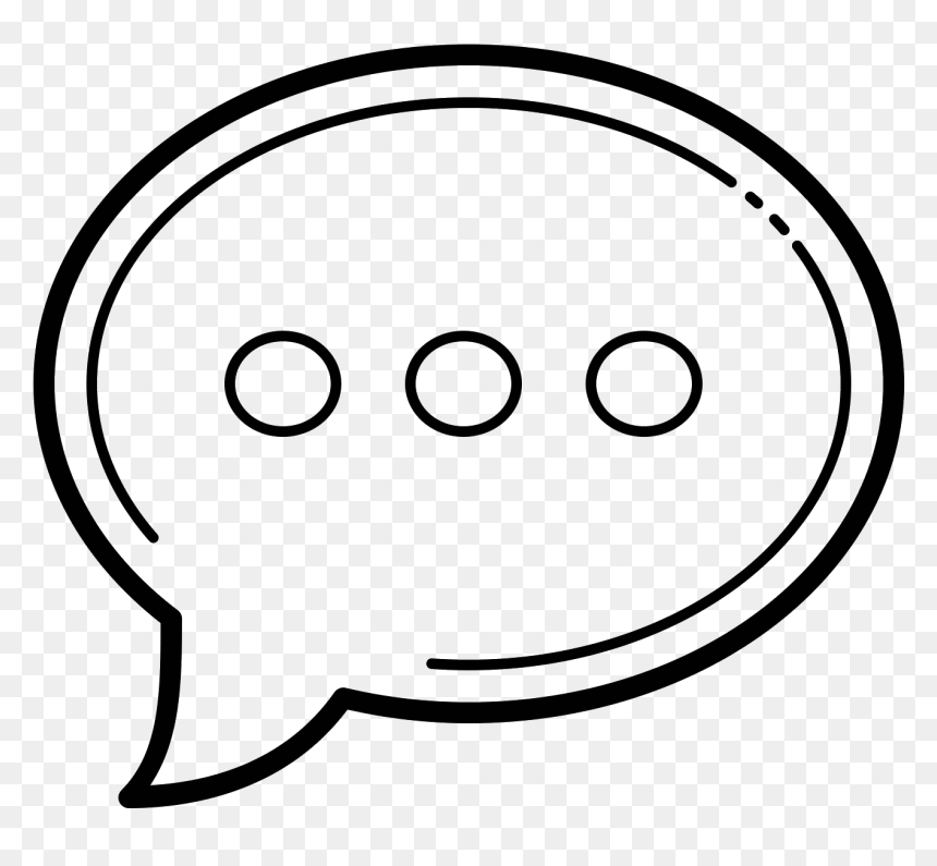 Balão De Fala Icon - Smiley Face Coloring Page, HD Png Download - balao png