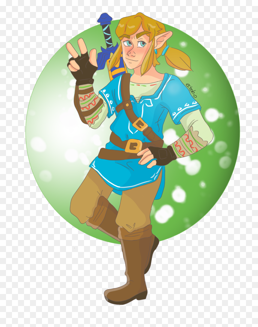 Have This Blessed Boy - Cartoon, HD Png Download - link botw png