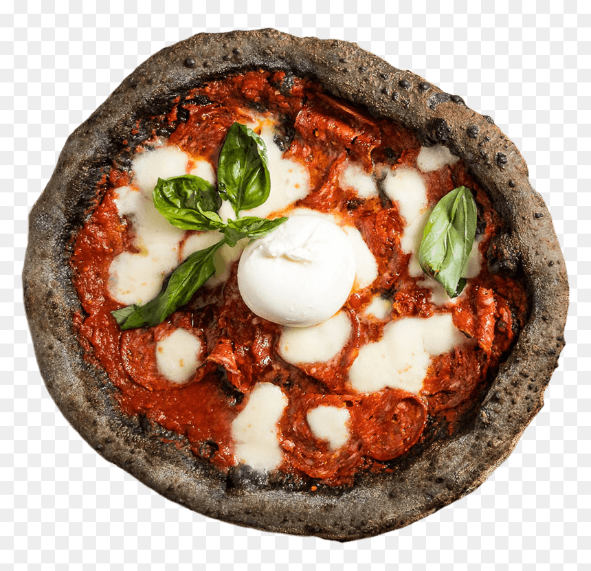 Dark Base Pizza - Zia Lucia Black Pizza, HD Png Download - lucoa png