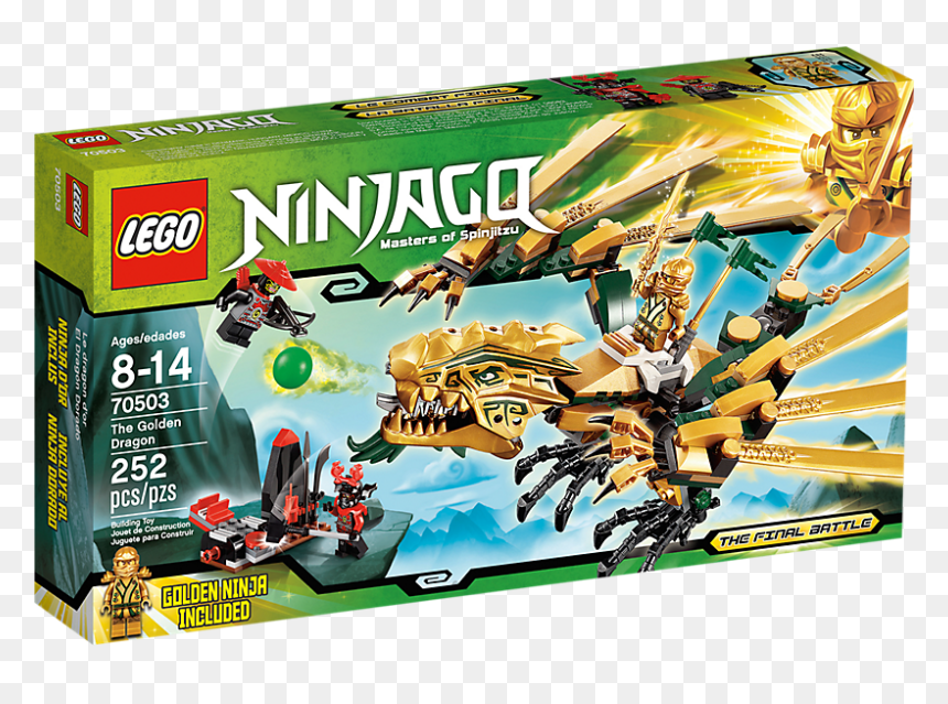 Lego Ninjago The Golden Dragon 70503 Lego Ninjago The, HD Png Download - lego ninjago png