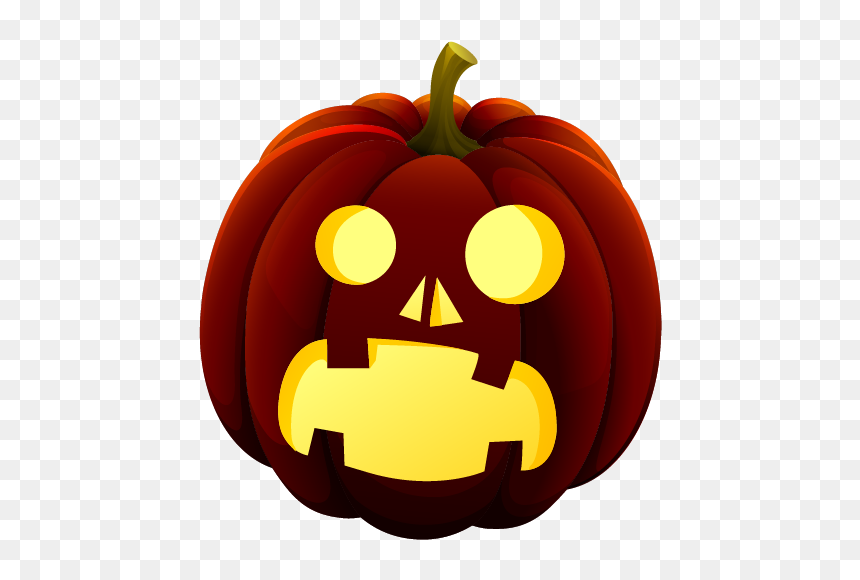 Jack-o'-lantern, HD Png Download - evil pumpkin png