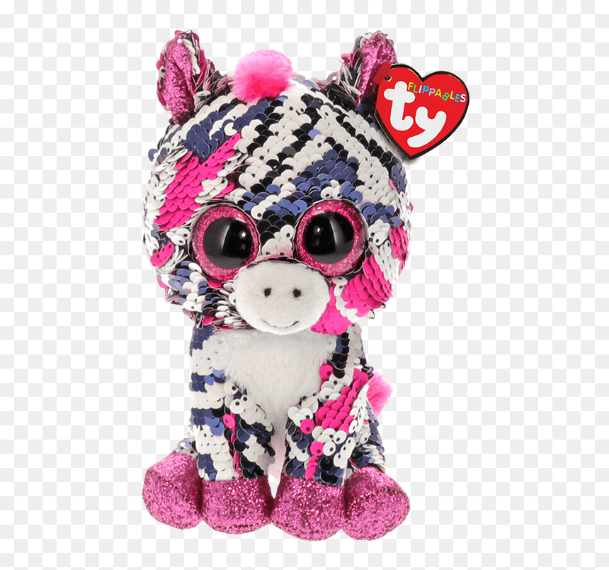 Ty Lentejuelas Zebra 366721"
 Title="ty Lentejuelas - Stuffed Toy, HD Png Download - peppa pig cumpleaños png