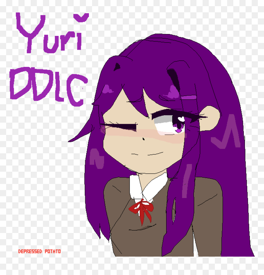 Cartoon, HD Png Download - ddlc yuri png