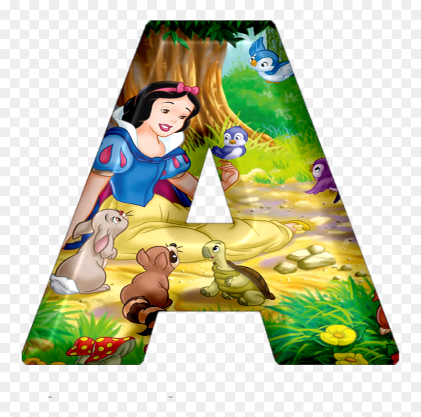 Alfabeto Branca De Neve Png - Alfabeto Branca De Neve, Transparent Png - branca de neve png