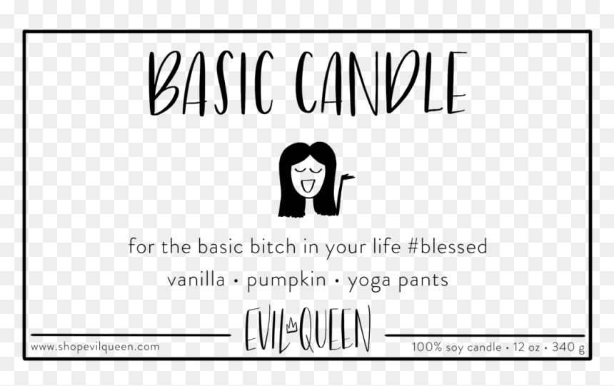 Vanilla And Pumpkin Scented Vegan Soy Candle Label - Cartoon, HD Png Download - evil pumpkin png