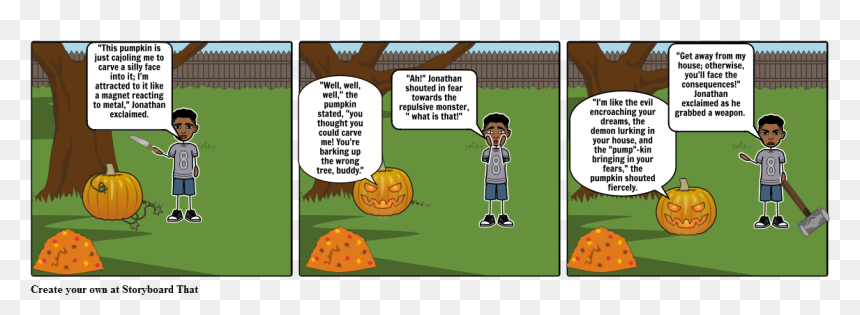 Cartoon, HD Png Download - evil pumpkin png