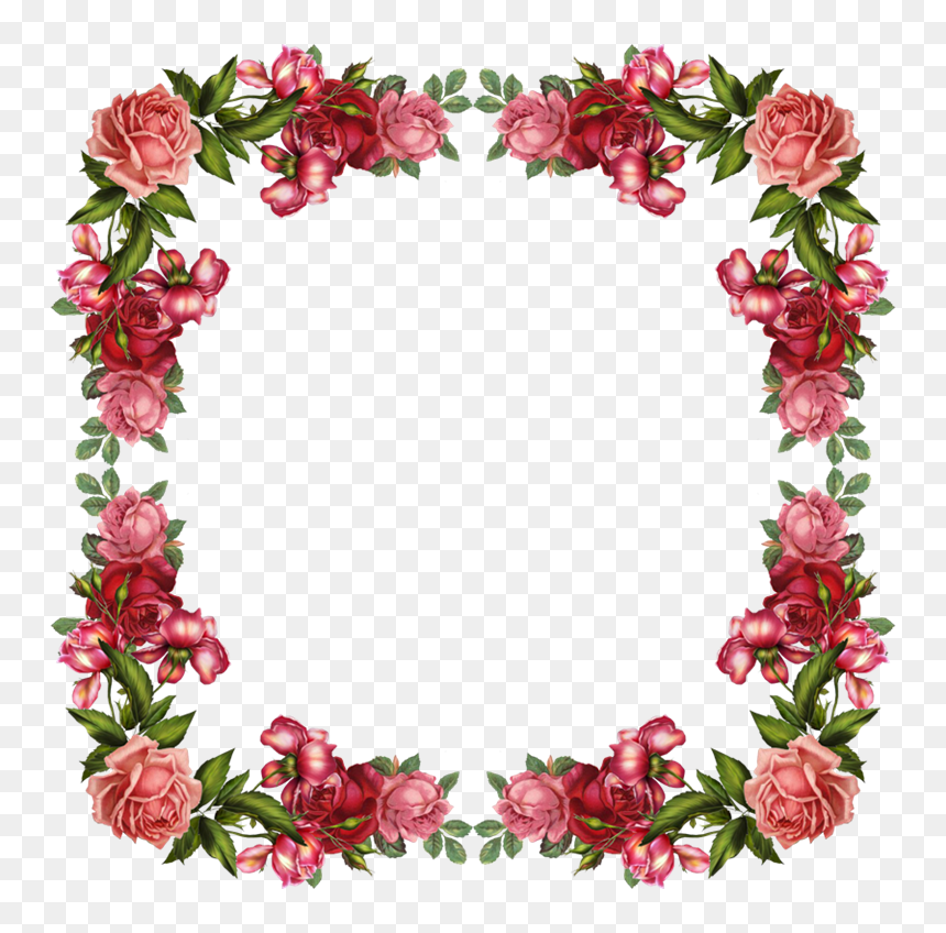 Thumb Image - Floral Victorian Images For Decoupage, HD Png Download - marco de flores png