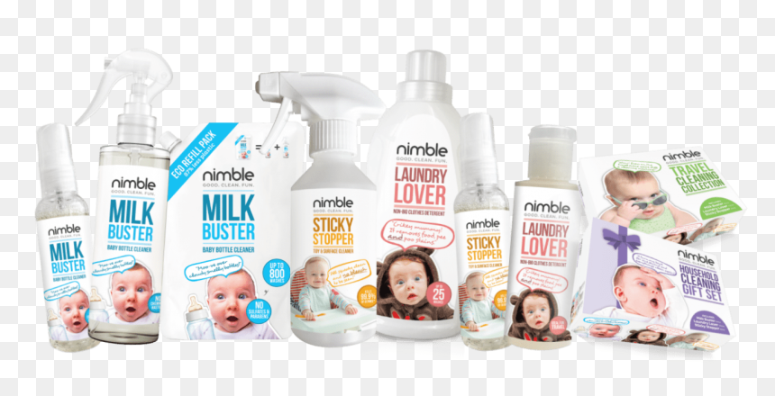 Product Review Nimble Range - Plastic Bottle, HD Png Download - cleaning products png