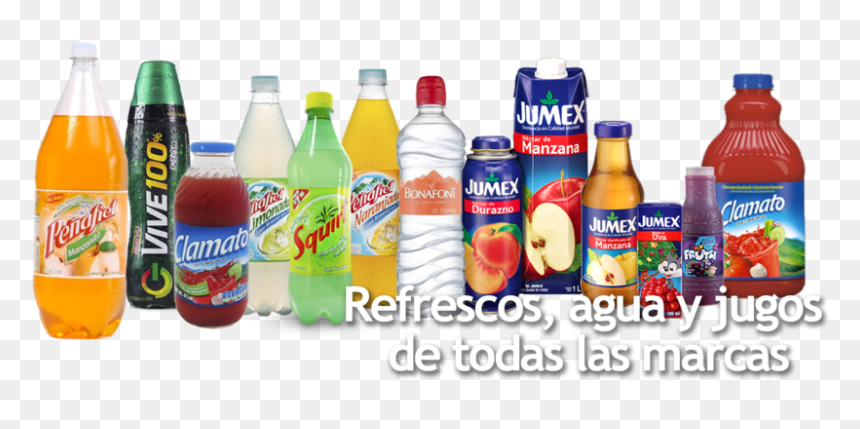 Slide Abarrotes 03 - Orange Soft Drink, HD Png Download - refrescos png