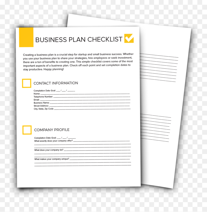Document, HD Png Download - business plan png