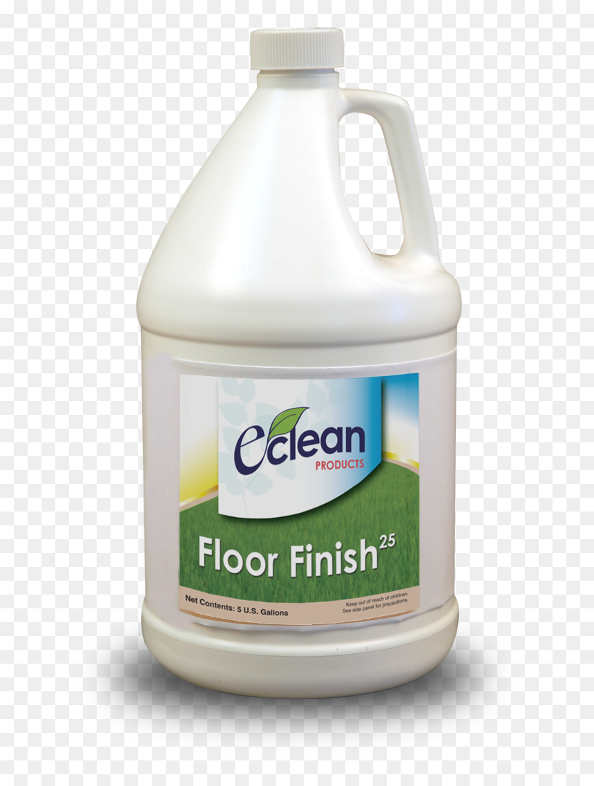 E-cleanfloorfinish25 - Bottle, HD Png Download - cleaning products png