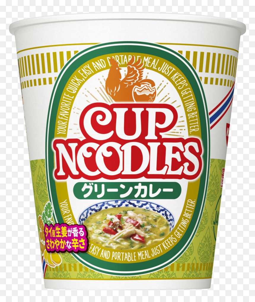 Thai Green Curry Flavor - Cup Of Noodles, HD Png Download - rilakkuma face png