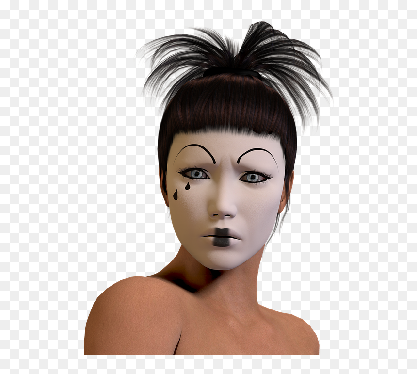 Girl, HD Png Download - cara triste png