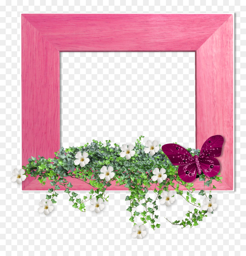 Marcos De Flores De Photoshop Wallpapers - Vine Png, Transparent Png - marco de flores png
