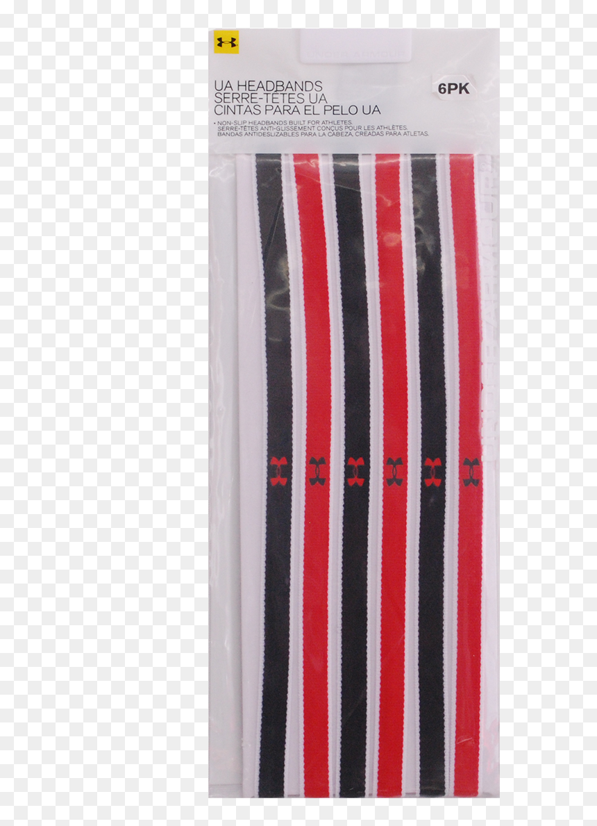 Ua Red/black/white Headband - Pattern, HD Png Download - pelo png
