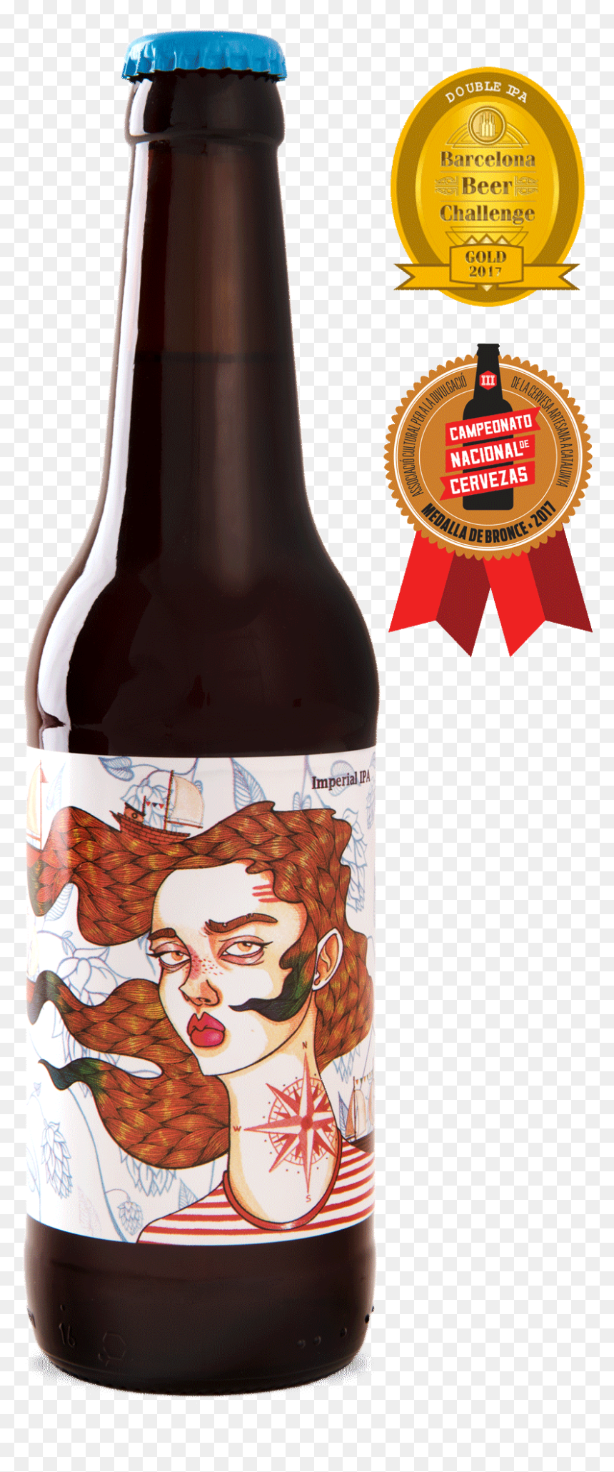 Cerveza Artesana Althaia Mistral , Png Download - Glass Bottle, Transparent Png - cervezas png