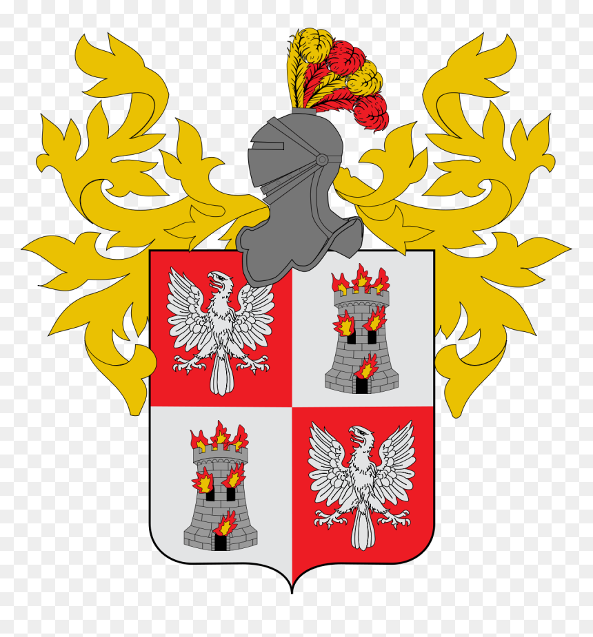 Family Crest Blank Coat Of Arms, HD Png Download - llama de fuego png