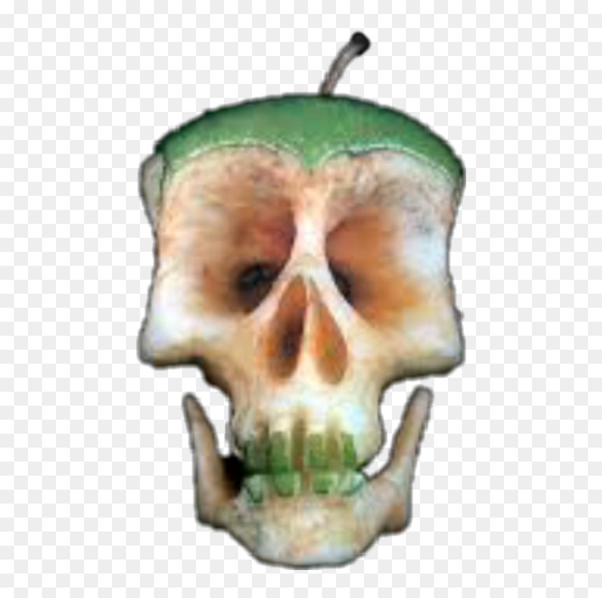 Transparent Apple Core Clipart - Creepy Apple Head Dolls, HD Png Download - apple core png