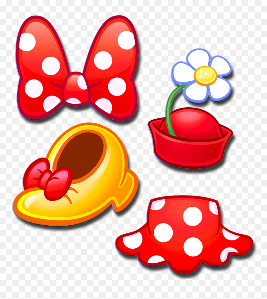 Descendants Clipart Apple Letter M Picture Library - Disney Minnie Mouse Emoji, HD Png Download - bigode png