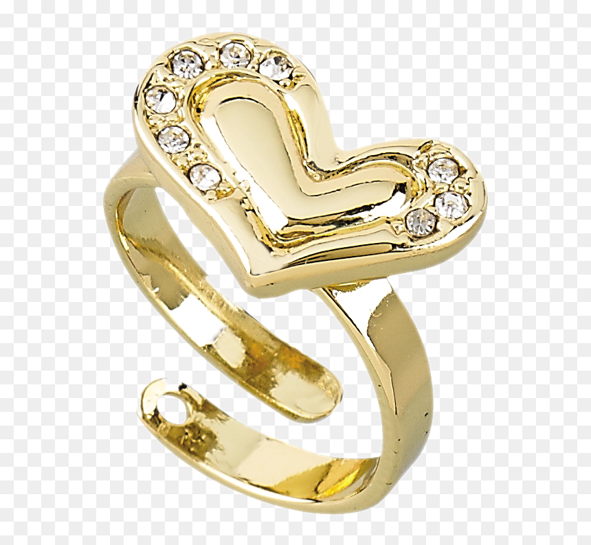 Transparent Corazon Dorado Png - Body Jewelry, Png Download - anillos de boda png