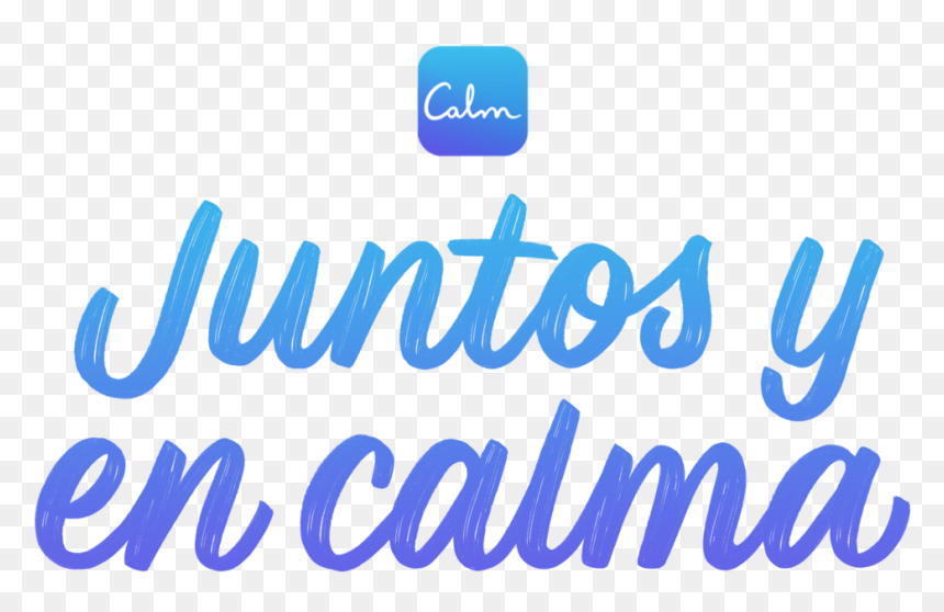 Mx Calm Together - Calm App, HD Png Download - gracias por su atencion png