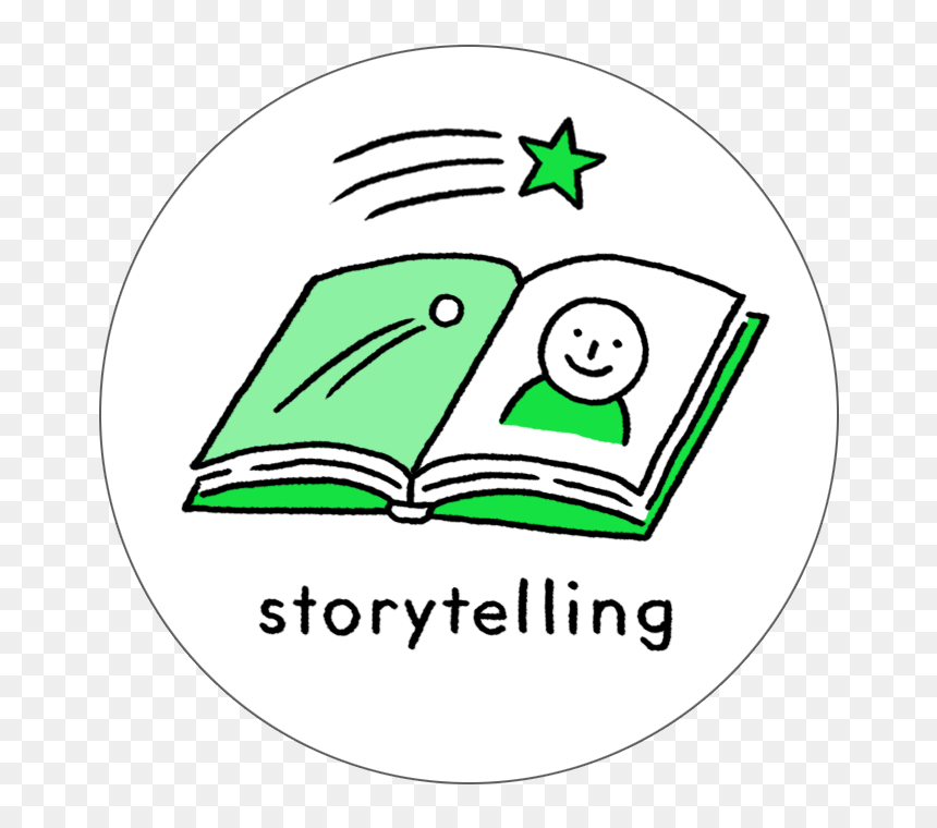 Badge Storytelling - Circle, HD Png Download - storytelling png