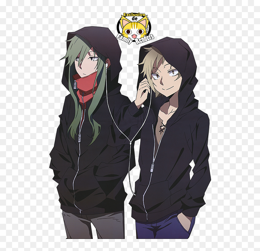 Mekakucity Actors Kido And Kano, HD Png Download - cara triste png