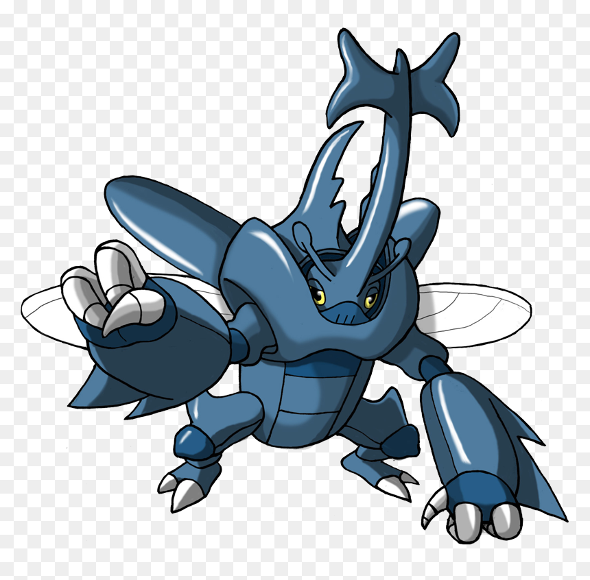 Mega Heracross Pokédex - Mega Heracross, HD Png Download - heracross png