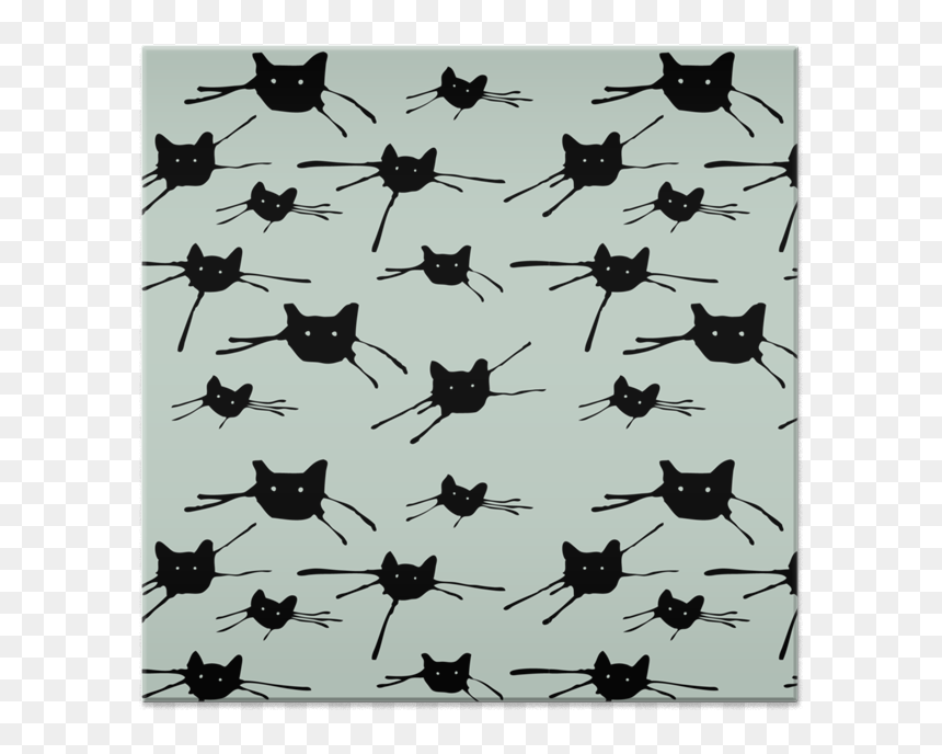 Azulejo Mancha Bigode De Fabrícia Lemena - Black Cat, HD Png Download - bigode png