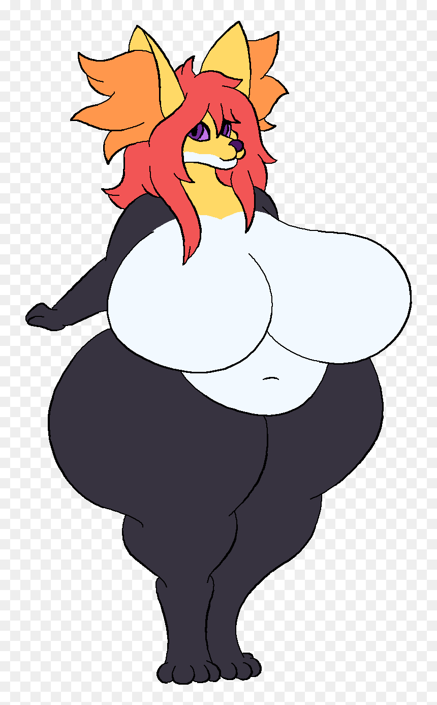 Sandra The Delphox - Thicc Delphox, HD Png Download - delphox png