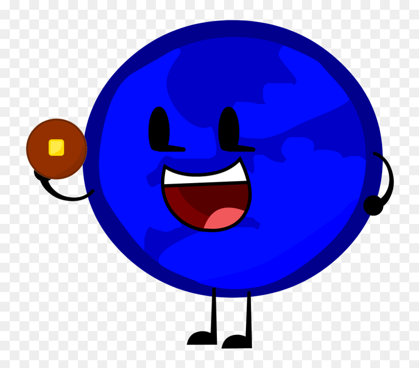 Blue Planet Is About To Eat A Pancake Clipart , Png, Transparent Png - blue planet png