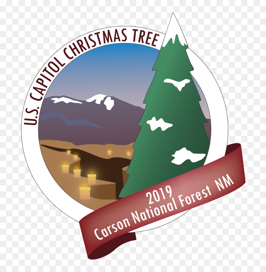 Us Capitol Christmas Tree - 2019 Dc Christmas Trees, HD Png Download - us capitol png