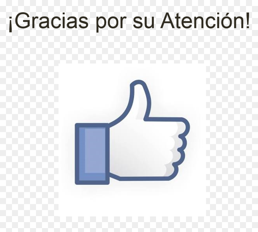 Thumbs Up Drawing Facebook, HD Png Download - gracias por su atencion png