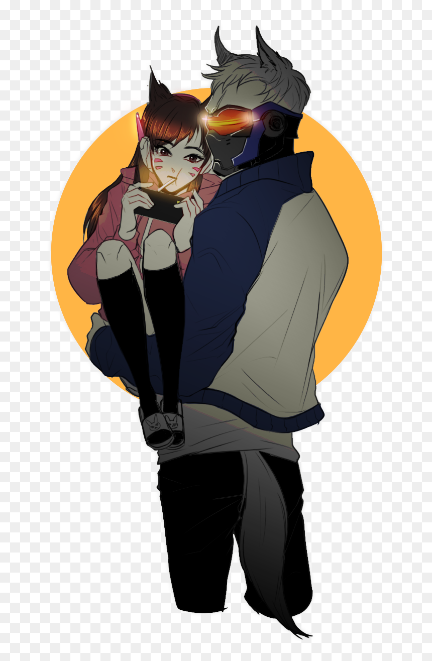 Va And Soldier - Cartoon, HD Png Download - soldier 76 mask png